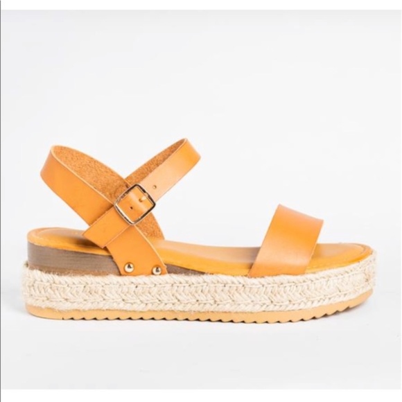 Tan Espadrille Sandal - Picture 3 of 3